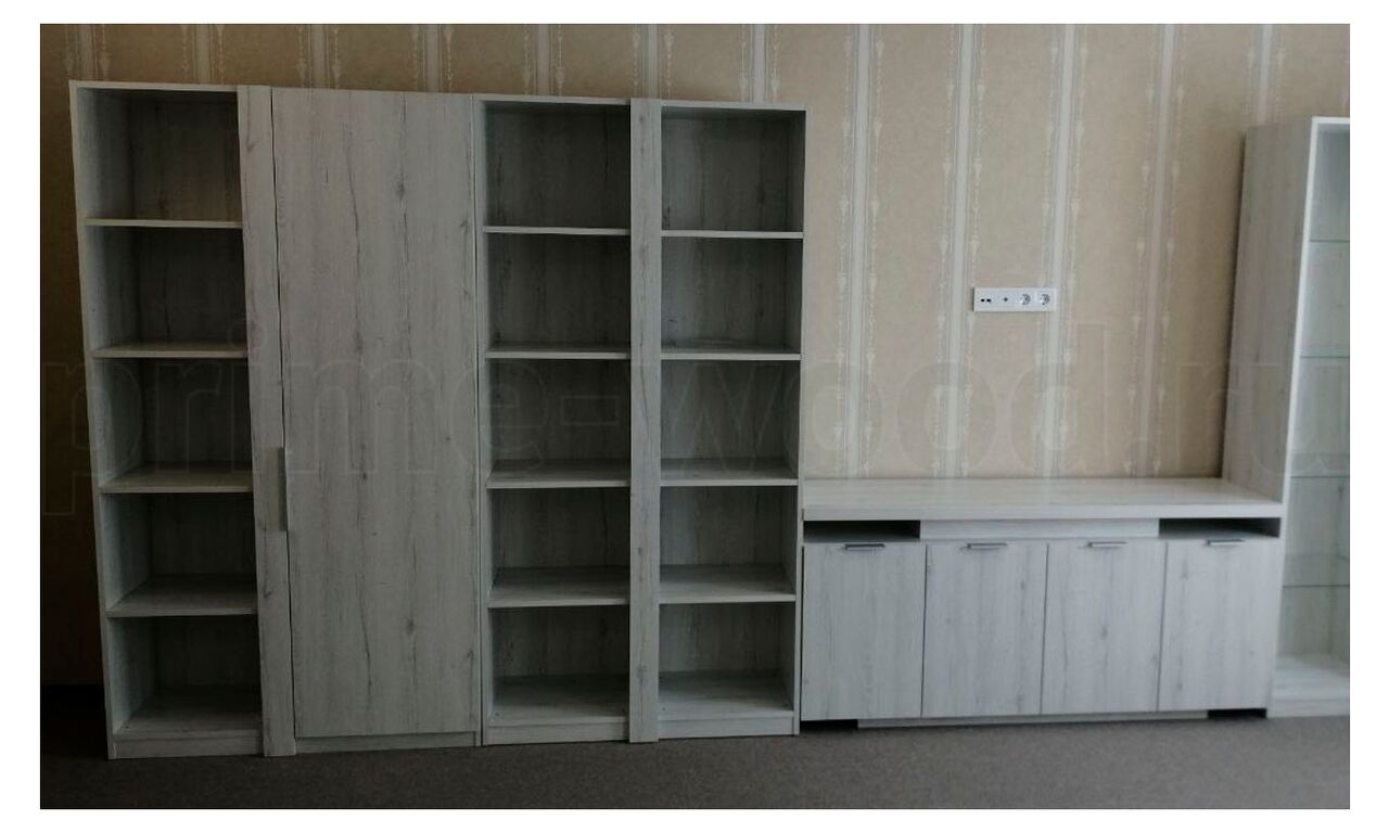 Греденция (4 двери) Time.S 160x45x75 цвет: Дуб Эльза - фото со сборки