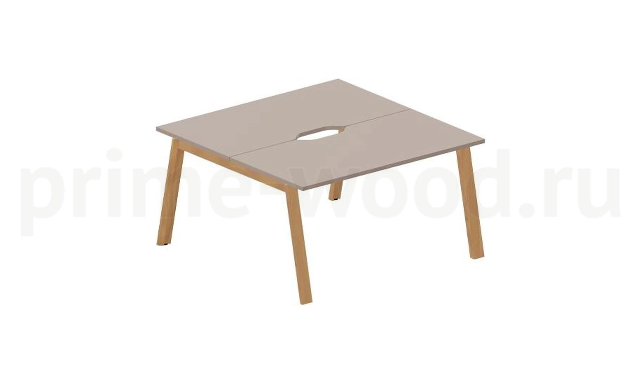 Cтол bench отдельный (с эргономичными вырезами) 160x140x75 см - фото 1