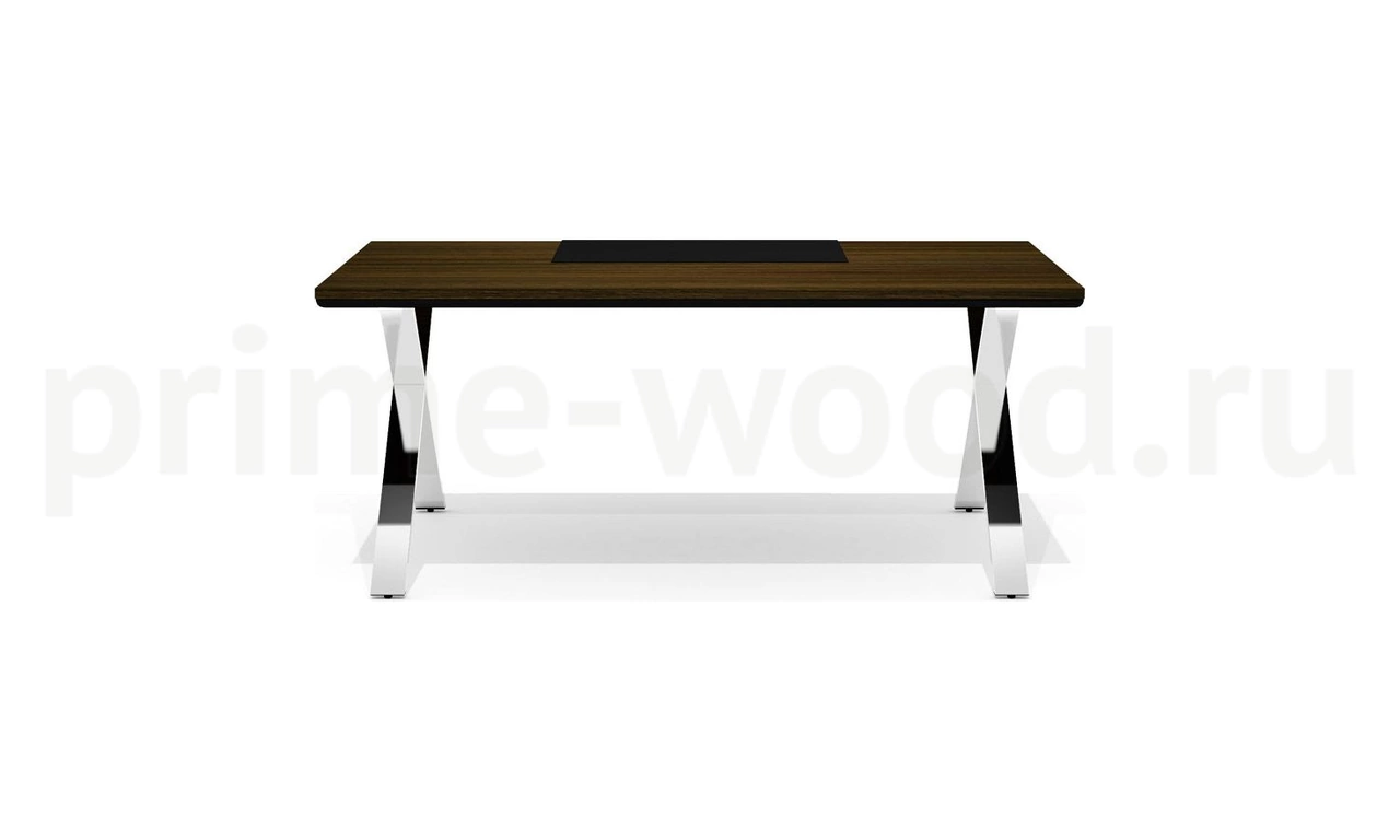 Стол руководителя на металлокаркасе 180x90x75 арт. Kv-180k - фото 1
